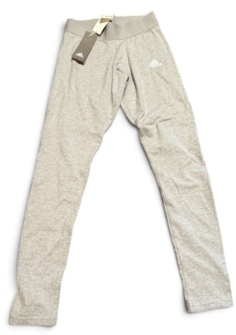 Adidas Essentials High Waisted Leggings, Medium Heather Grey, Women's Small NWT